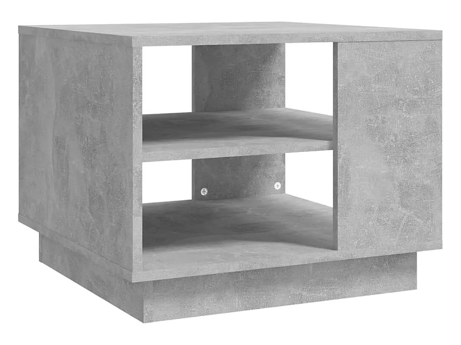 Best Mesa de centro 55x55x43 cm aglomerado cimento PT841777 Cinzento