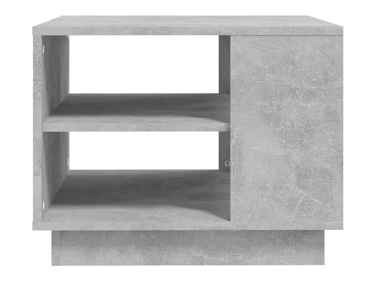 Best Mesa de centro 55x55x43 cm aglomerado cimento PT841777 Cinzento