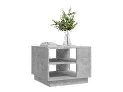 Best Mesa de centro 55x55x43 cm aglomerado cimento PT841777 Cinzento