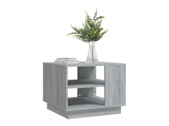 Mesa De Centro* Mesa de centro 55x55x43 cm aglomerado cor sonoma PT490404 Cinzento