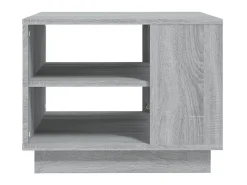 Mesa De Centro* Mesa de centro 55x55x43 cm aglomerado cor sonoma PT490404 Cinzento