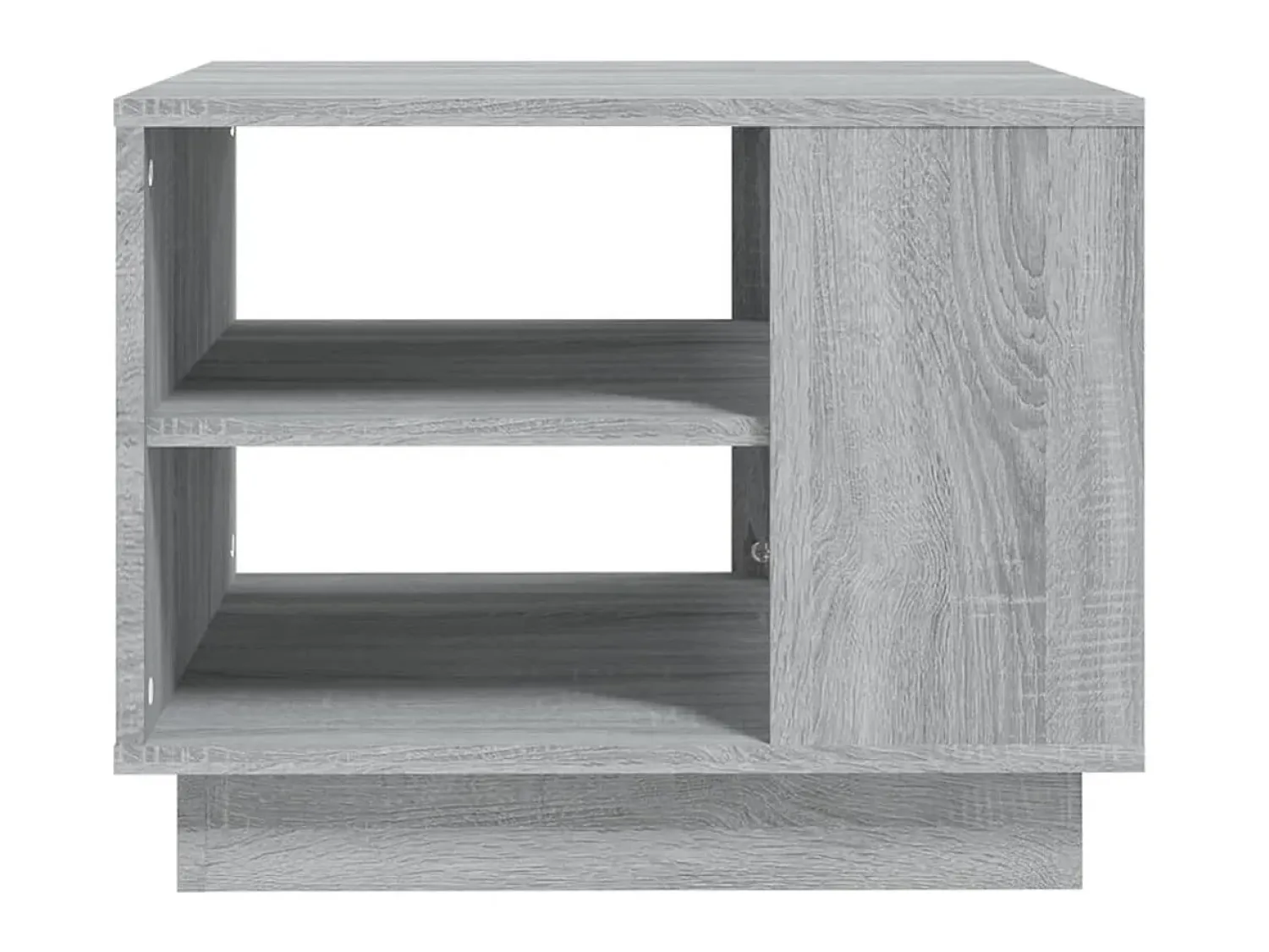 Mesa De Centro* Mesa de centro 55x55x43 cm aglomerado cor sonoma PT490404 Cinzento