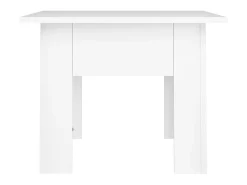 Mesa De Apoio| Mesa de centro 55x55x42 cm aglomerado PT395264 Branco