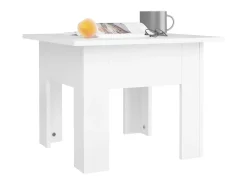 Mesa De Apoio| Mesa de centro 55x55x42 cm aglomerado PT395264 Branco