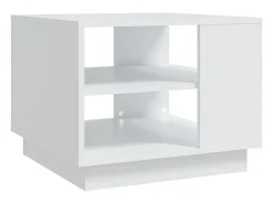 Mesa De Centro| Mesa de centro 55x55x43 cm aglomerado PT400517 Branco