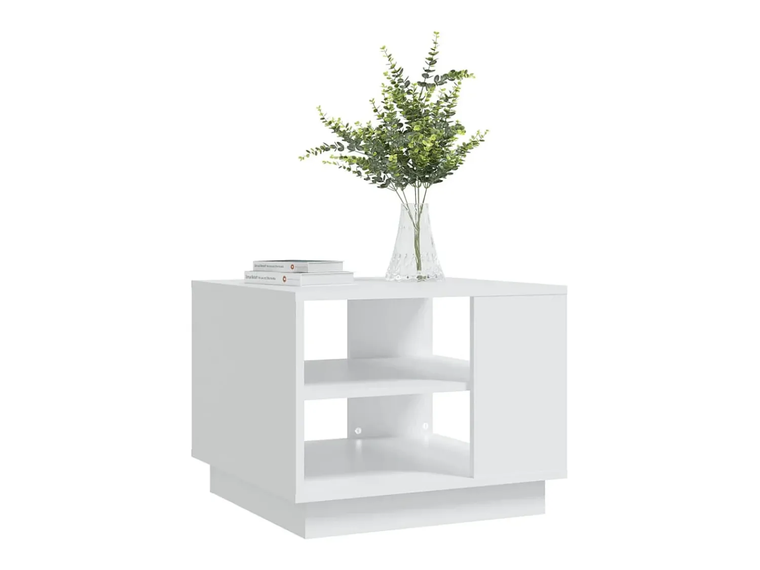 Mesa De Centro| Mesa de centro 55x55x43 cm aglomerado PT400517 Branco