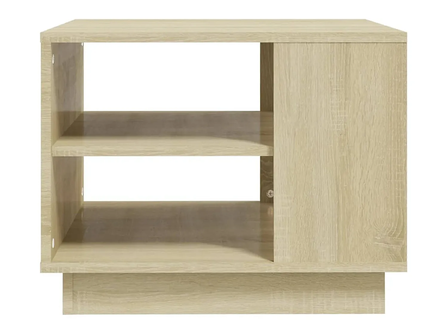 Mesa de centro 55x55x43 cm aglomerado cor carvalho sonoma PT836027^ Mesa De Centro