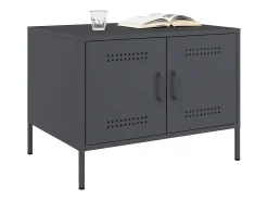 Mesa de centro 68x50x50,5 cm aço antracite PT188294 Cinza antracite