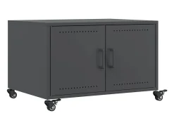vidaxl Mesa de centro 68x50x43,5 cm aço antracite^ Mesa De Centro