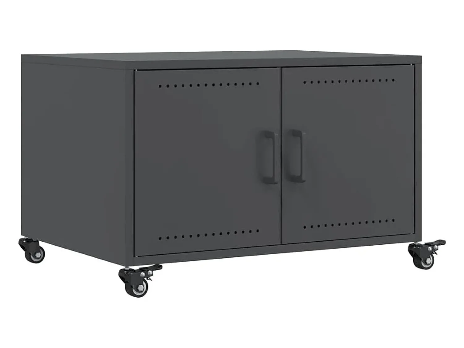 vidaxl Mesa de centro 68x50x43,5 cm aço antracite^ Mesa De Centro