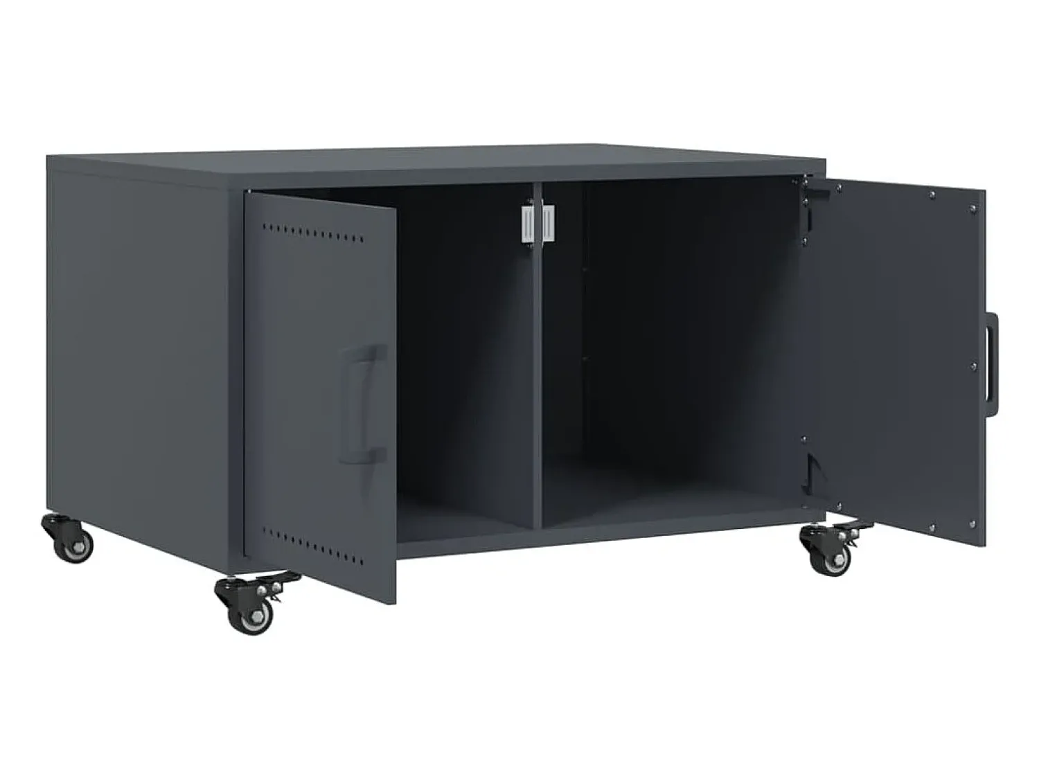 vidaxl Mesa de centro 68x50x43,5 cm aço antracite^ Mesa De Centro