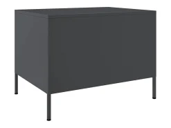 vidaxl Mesa de centro 68x50x50,5 cm aço antracite^ Mesa De Centro