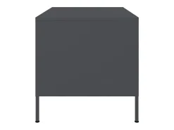 vidaxl Mesa de centro 68x50x50,5 cm aço antracite^ Mesa De Centro