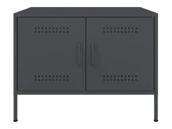 vidaxl Mesa de centro 68x50x50,5 cm aço antracite^ Mesa De Centro