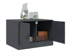 Mesa de centro 67x50x44 cm aço antracite PT998462^ Mesa De Centro