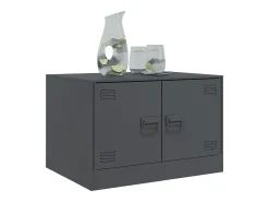 Mesa de centro 67x50x44 cm aço antracite PT998462^ Mesa De Centro