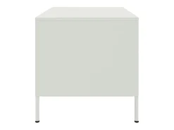 Mesa De Centro|vidaxl Mesa de centro 68x50x50,5 cm aço Branco