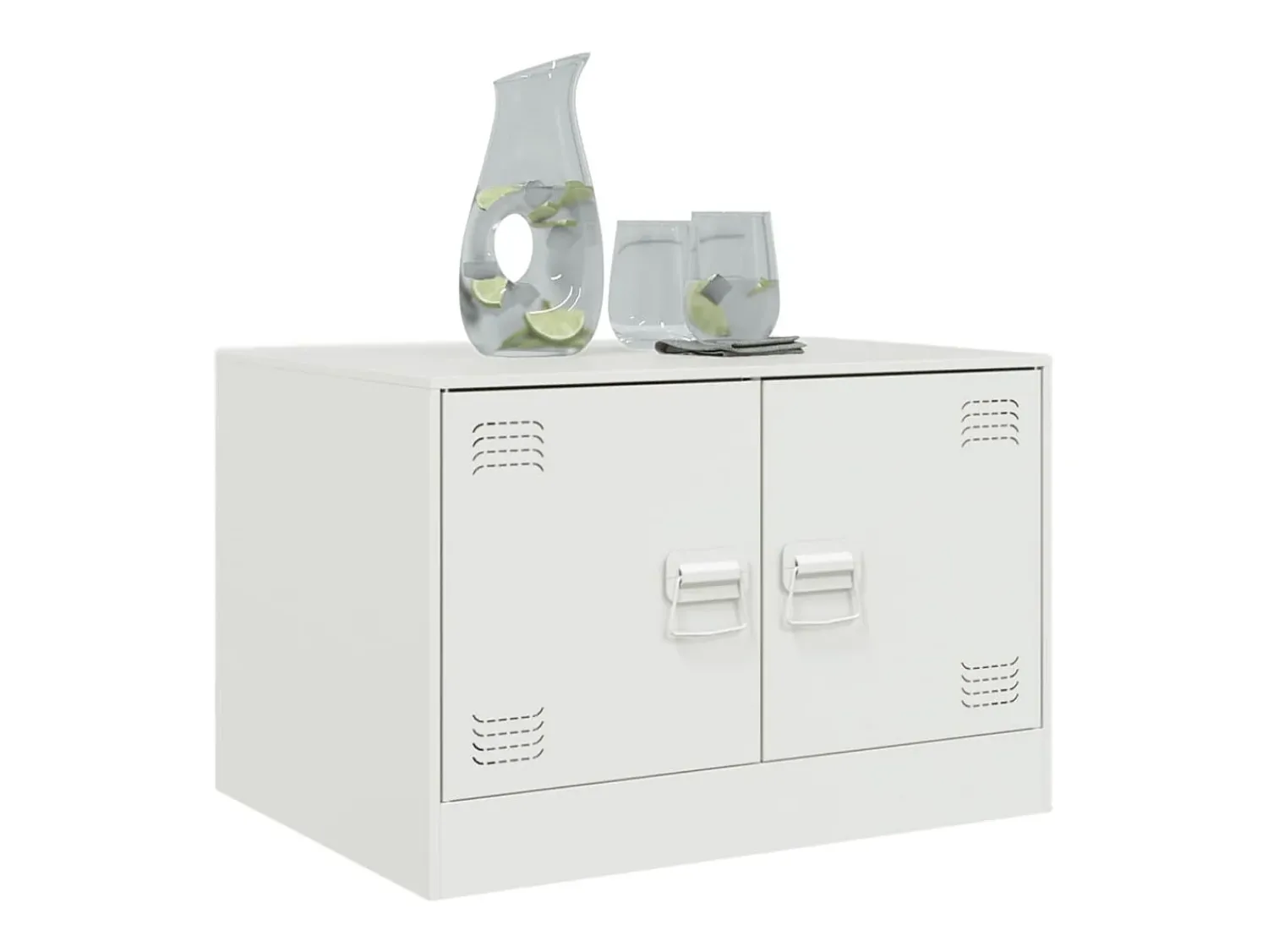 Mesa de centro 67x50x44 cm aço PT889248^ Mesa De Centro