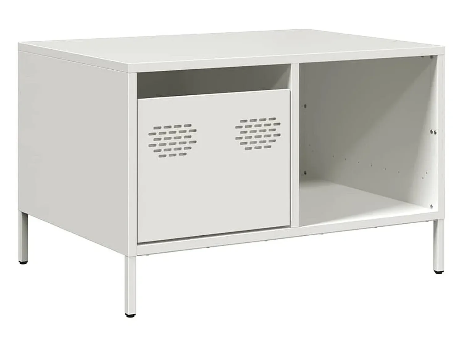 vidaxl Mesa de centro 68,5x50x43,5 cm aço laminado a frio^ Mesa De Centro