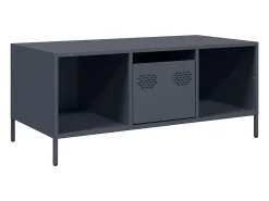 vidaxl Mesa de centro 101,5x50x43,5 cm aço laminado a frio antracite^ Mesa De Centro