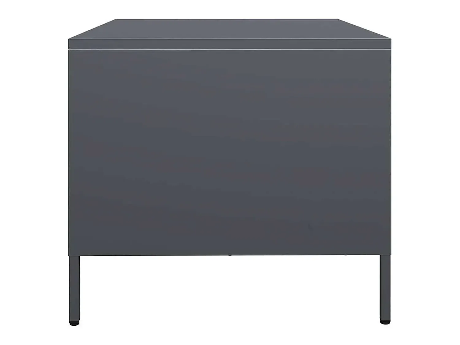 vidaxl Mesa de centro 101,5x50x43,5 cm aço laminado a frio antracite^ Mesa De Centro
