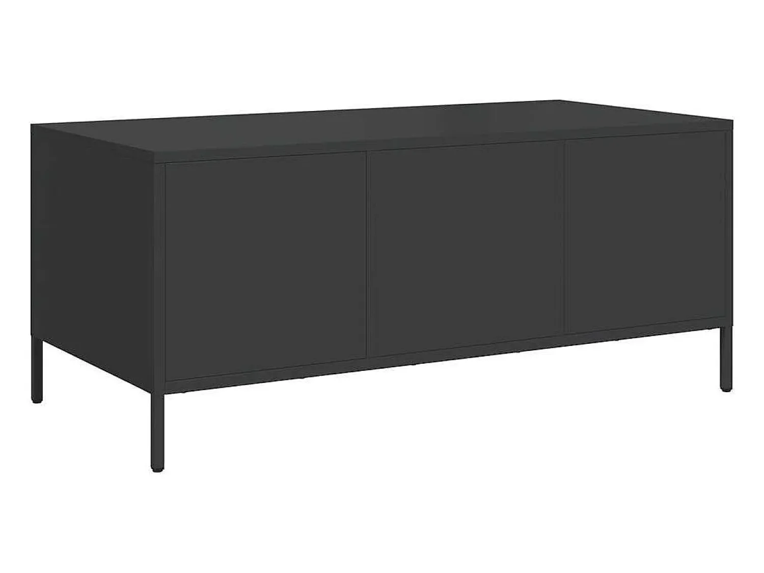 vidaxl Mesa de centro 101,5x50x43,5 cm aço laminado a frio^ Mesa De Centro