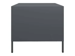 Mesa De Centro|vidaxl Mesa de centro 101,5x50x43,5 cm aço laminado a frio antracite Cinza antracite