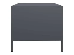 Clearance vidaxl Mesa de centro 68,5x50x43,5 cm aço laminado a frio antracite Cinza antracite