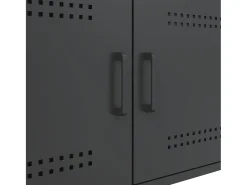 Mesa De Centro*vidaxl Mesa de centro 68x50x50,5 cm aço Preto