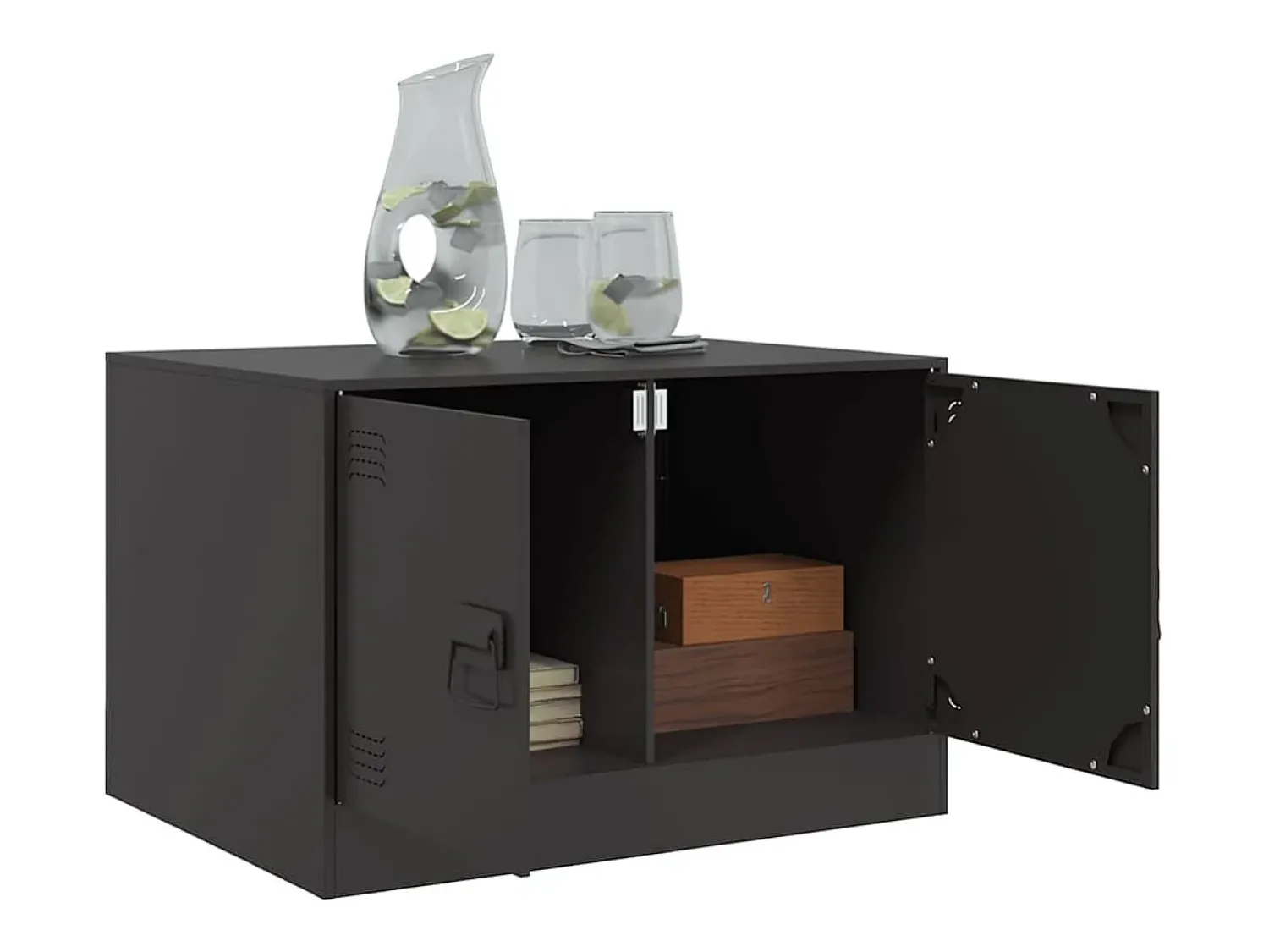 vidaxl Mesa de centro 67x50x44 cm aço^ Mesa De Centro