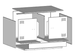 vidaxl Mesa de centro 67x50x44 cm aço^ Mesa De Centro