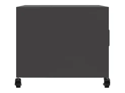 Mesa De Centro*vidaxl Mesa de centro 68x50x43,5 cm aço Preto