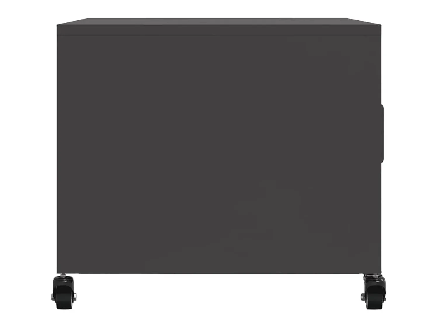 Mesa De Centro*vidaxl Mesa de centro 68x50x43,5 cm aço Preto