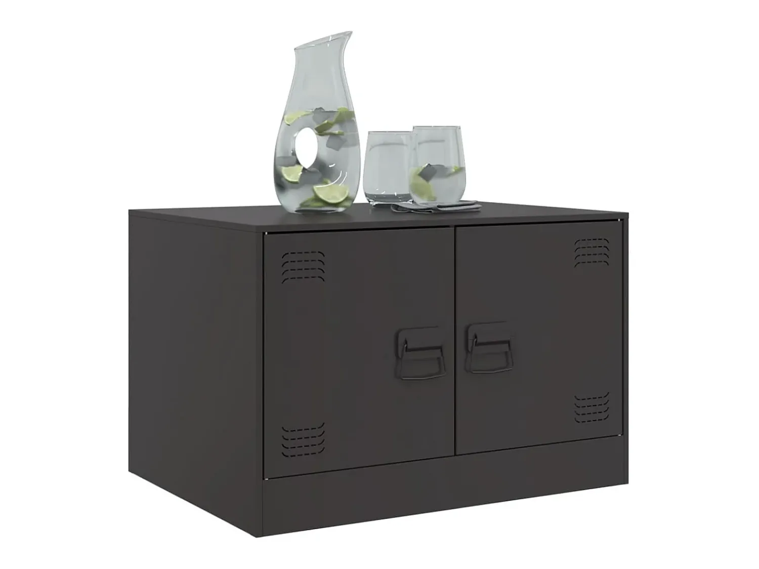 Mesa de centro 67x50x44 cm aço PT444886^ Mesa De Centro