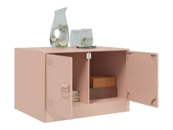 Mesa de centro 67x50x44 cm aço PT570108^ Mesa De Centro