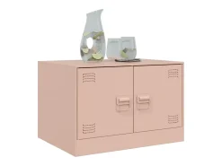 Mesa de centro 67x50x44 cm aço PT570108^ Mesa De Centro