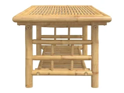 Mesa de centro 110x55x45 cm bambu PT636781 Castanho