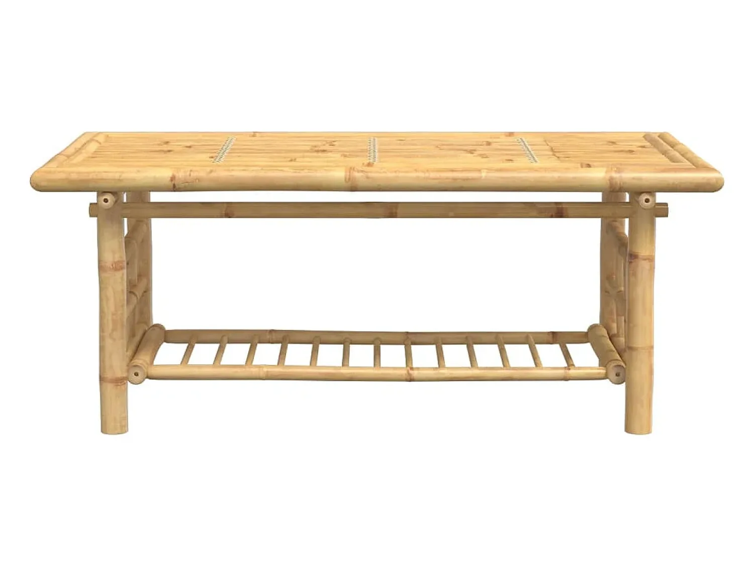 Mesa de centro 110x55x45 cm bambu PT636781 Castanho