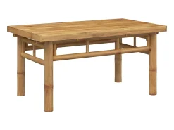 Mesa De Centro| Mesa de centro 70x40x35 cm bambu PT772717 Castanho