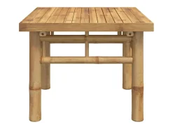 Mesa De Centro*vidaxl Mesa de centro 45x45x35 cm bambu Natural claro