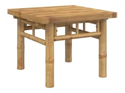 Mesa De Centro*vidaxl Mesa de centro 45x45x35 cm bambu Natural claro