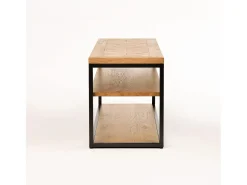 Mesa de Centro 116x45x37 cm carvalho natural indus in25-0^ Mesa De Centro