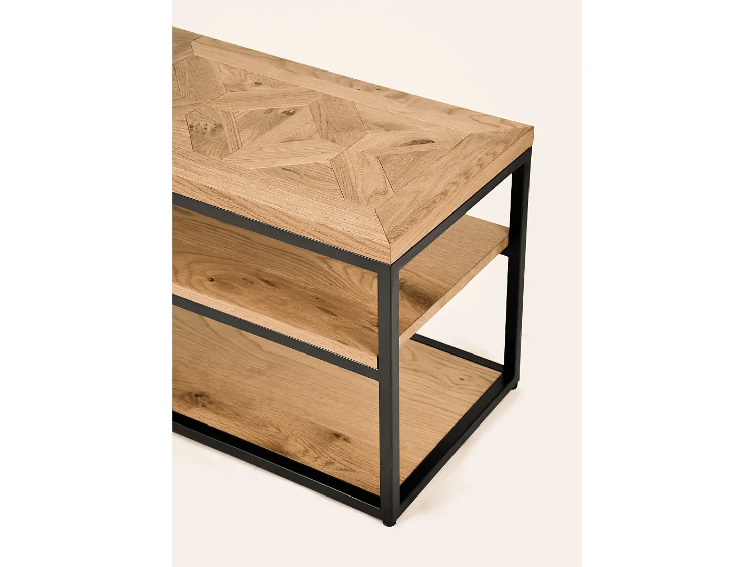Mesa de Centro 116x45x37 cm carvalho natural indus in25-0^ Mesa De Centro