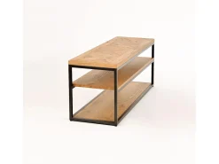 Mesa de Centro 116x45x37 cm carvalho natural indus in25-0^ Mesa De Centro