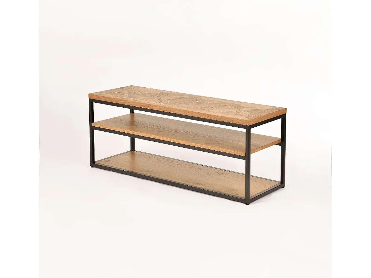 Mesa de Centro 116x45x37 cm carvalho natural indus in25-0^ Mesa De Centro