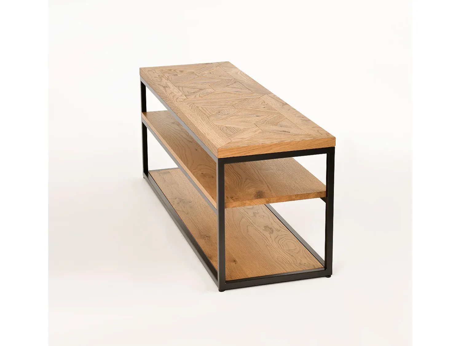 Mesa de Centro 116x45x37 cm carvalho natural indus in25-0^ Mesa De Centro