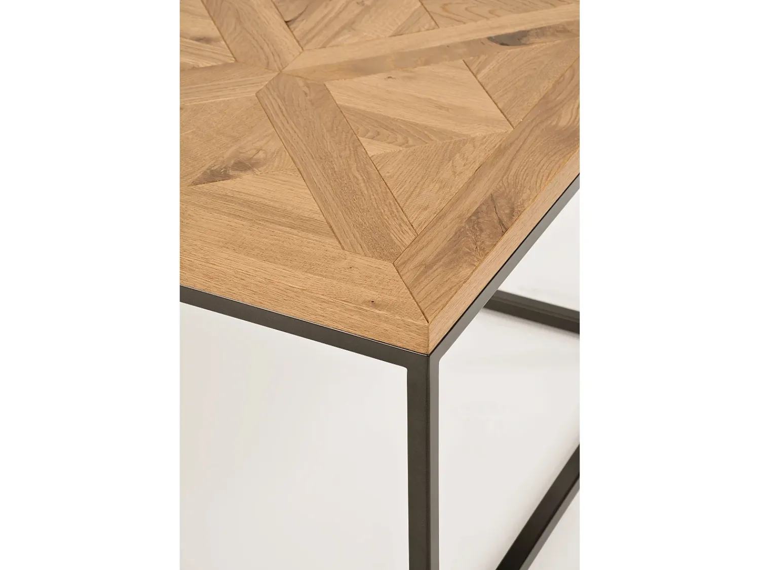 Mesa De Centro* Mesa de centro 114x42x60 cm carvalho natural indus in05-0 Cinzento / Castanho