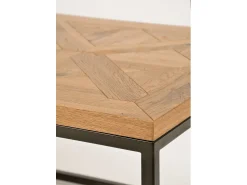 Mesa De Centro* Mesa de centro 114x42x60 cm carvalho natural indus in05-0 Cinzento / Castanho