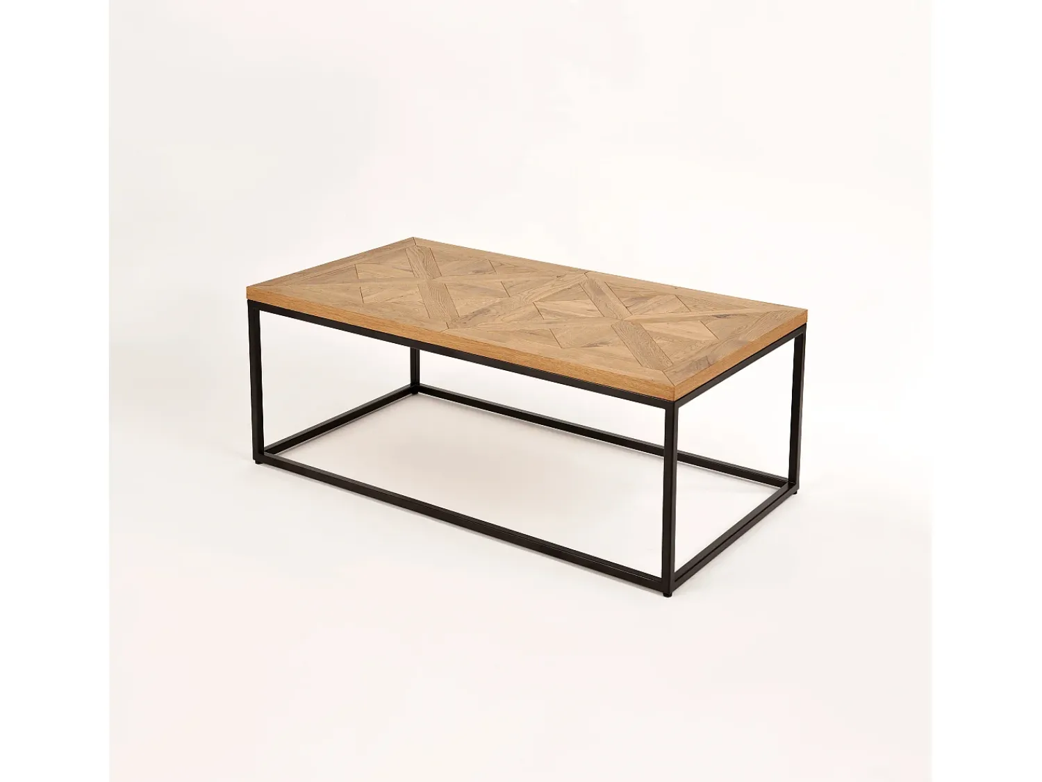 Mesa De Centro* Mesa de centro 114x42x60 cm carvalho natural indus in05-0 Cinzento / Castanho
