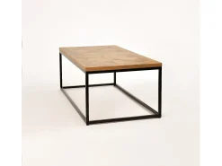 Mesa De Centro* Mesa de centro 114x42x60 cm carvalho natural indus in05-0 Cinzento / Castanho